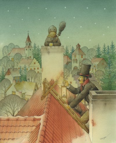 Schornsteinfeger Weihnachten 02, 2001 von Kestutis Kasparavicius